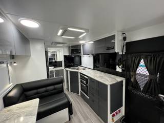 Blue Sky Splendour 21ft Angled Kitchen view 10