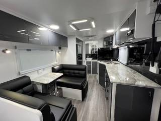 Blue Sky Splendour 21ft Angled Kitchen view 12