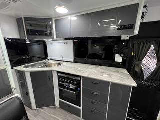 Blue Sky Splendour 21ft Angled Kitchen view 13