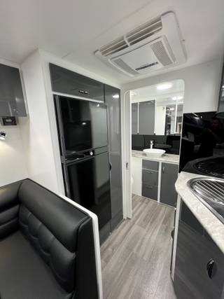 Blue Sky Splendour 21ft Angled Kitchen view 15