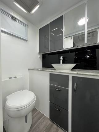 Blue Sky Splendour 21ft Angled Kitchen view 17